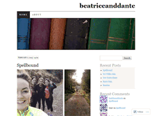 Tablet Screenshot of beatriceanddante.com